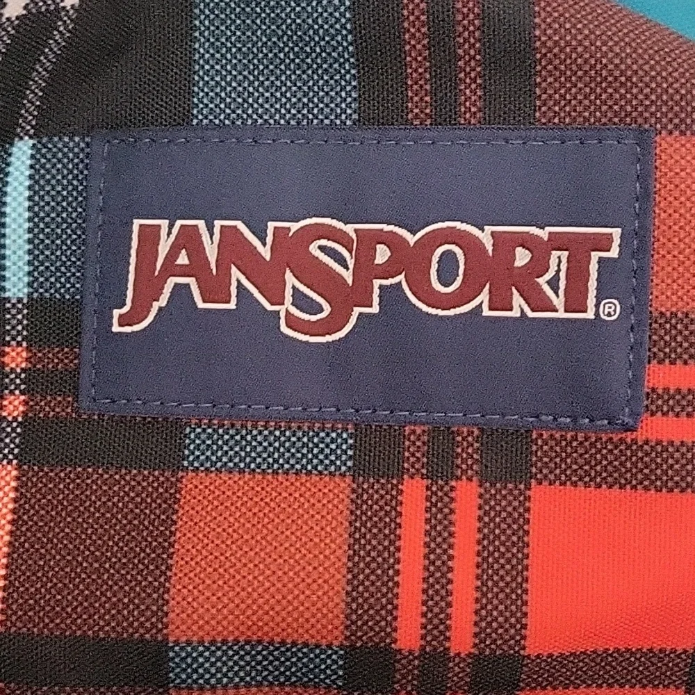 EUC  JanSport Superbreak® High Risk Red Preston Plaid Backpack - Picture 2 of 11